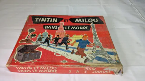 Tintin & Milou dans le Monde — Jeu de société 1969